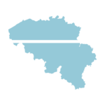 Belgium Map North - South