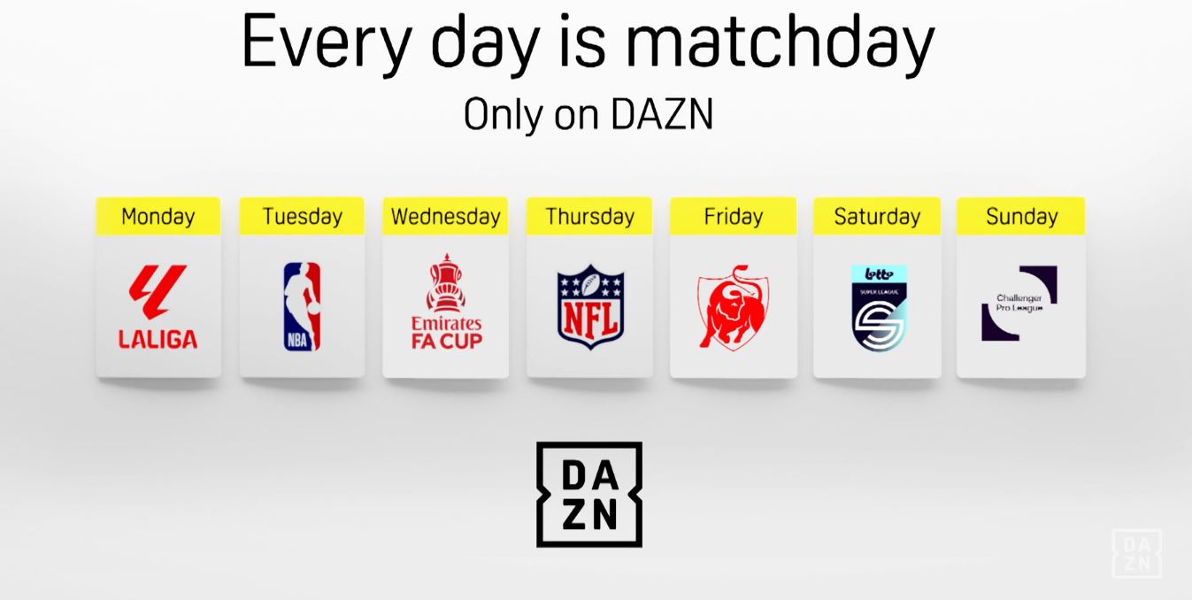 DAZN everyday is matchday